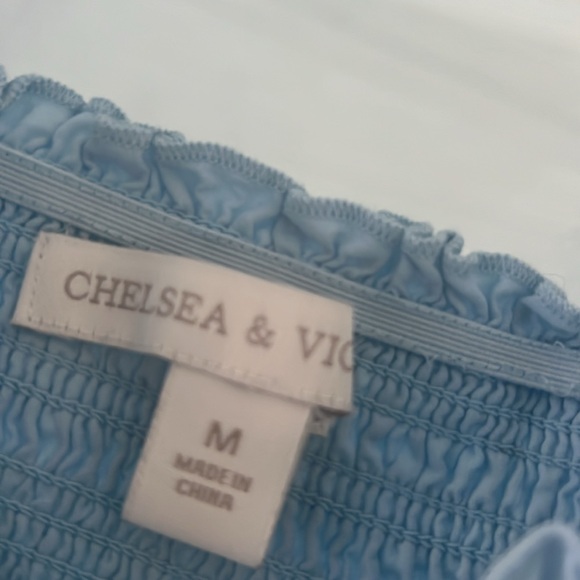 chelsea and violet blue mini dress size M - Picture 4 of 4